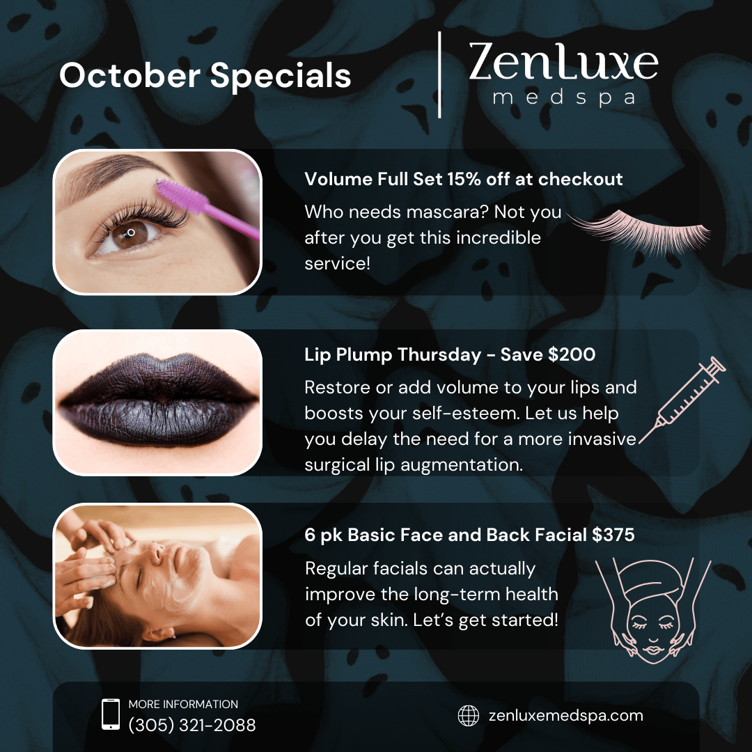 Zen Luxe October 2024 Wellness and Beauty Specials